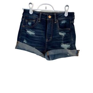 American Eagle Outfitters Super Stretch X Denim Shorts Sz 2